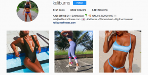Find fitness influencers