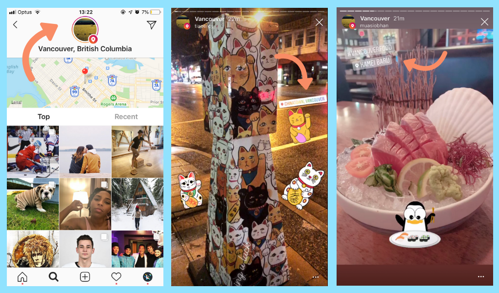 Holen Sie sich mehr Instagram-Follower, indem Sie Hashtags und Standort-Tags in Ihren Instagram-Geschichten verwenden